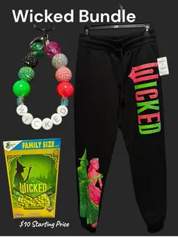 Wicked Bundle!!! XS SWEATS NWT/ Handmade KEYCHAIN/BRACELET AND FAMILY SIZE WICKED CEREAL