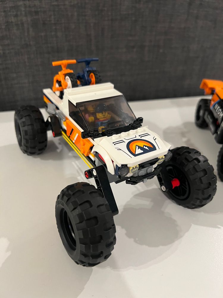 Lego Bundle: Built 60387 (Retired, City) 4x4 Off-Roader and 42166 (Technic) NEOM McLaren Extreme E Race Car