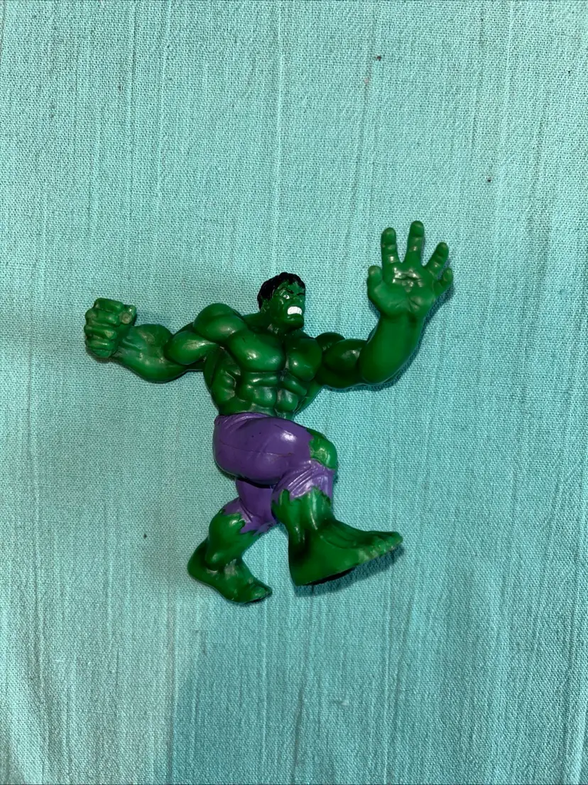 Marvel Incredible Hulk Action Figure 2013 Swimways Corp. Leaping Smash 5"