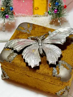 Massive Vintage Butterfly Brooch 3”