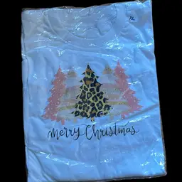 New In Package XL Adult Long Sleeve Christmas Tshirt