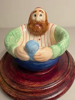 Jewish Passover Seder Plate 4” Replacement Ceramic bowl Lotus 1999