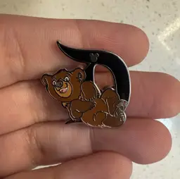 Disneyland Wave B Hidden Mickey Koda Brother Bear Pin