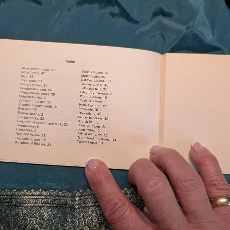 Scottish Cooking - More Recipes from Scotland Booklet