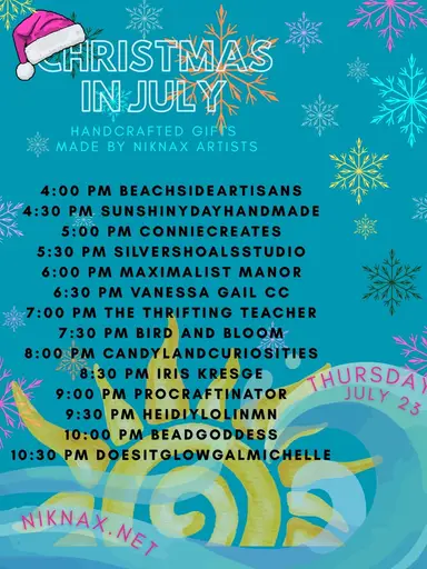 Handcrafted Christmas In July Kick-Off!! 