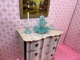 1:12 Miniature Dollhouse Epergne Hobnail Set