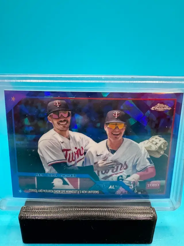 Carlos Correa & Jose Miranda Topps Chrome Sapphire Minnesota Twins