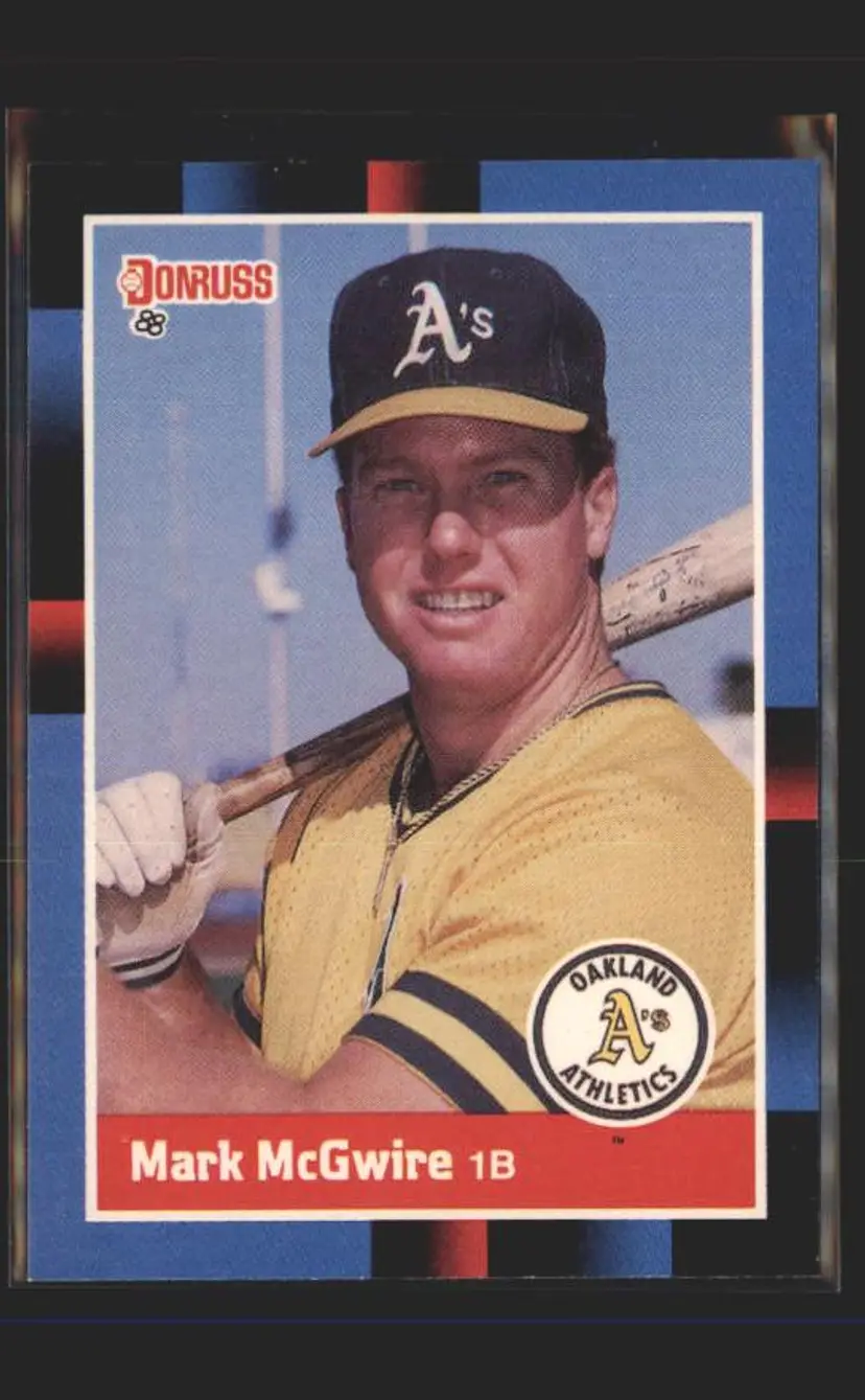 1988 Donruss #256 Mark McGwire - (137) - Oakland Athletics