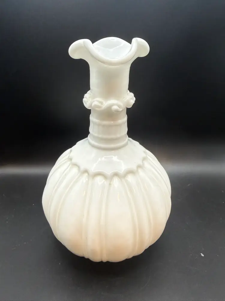 Kemple Milk Glass Decanter
