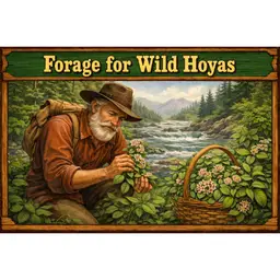 4b Plant on screen - forage for wild Hoyas