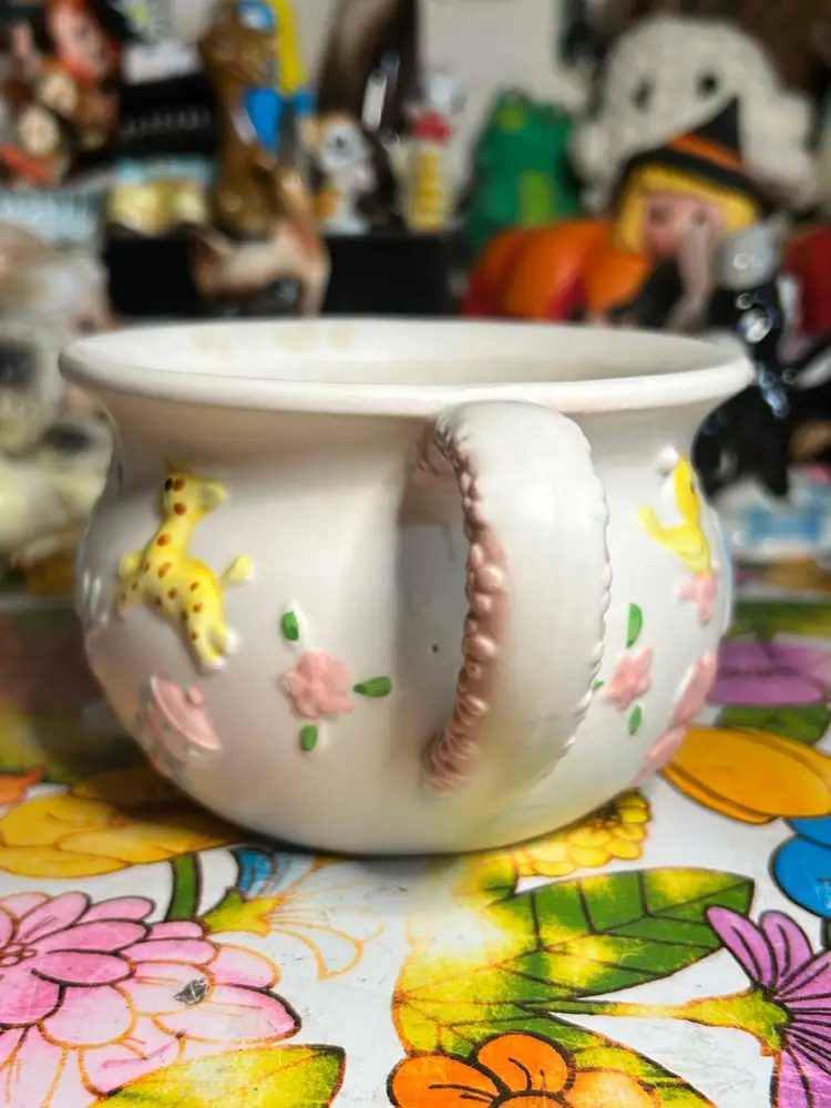 Vintage Pastel Cute Nursery Cup Planter