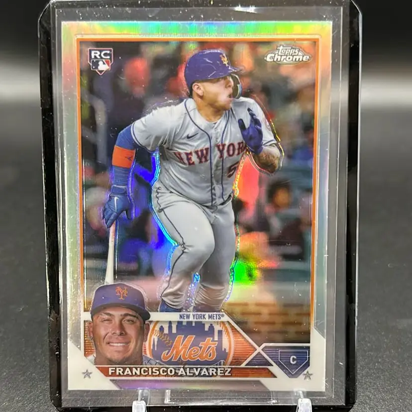 Francisco Alvarez 2023 Topps Chrome RC Refractor New York Mets
