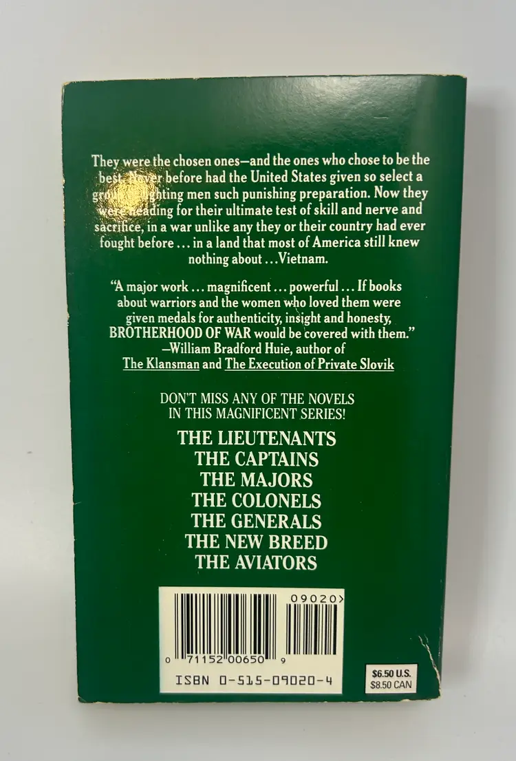 Vintage 'Brotherhood of War Book 5, The Berets' W.E.B. Griffin 1985 Paperback Book