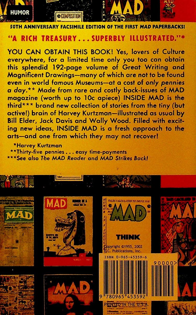Inside Mad 50th Anniversary Edition Paperback