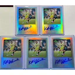 Five Kate Wiesner 2024 Parkside Pacific Signature Series Auto Cards