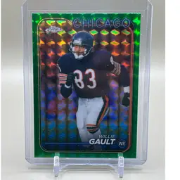 Willie Gault 2024 Topps Chrome Green Geometric Chicago Bears