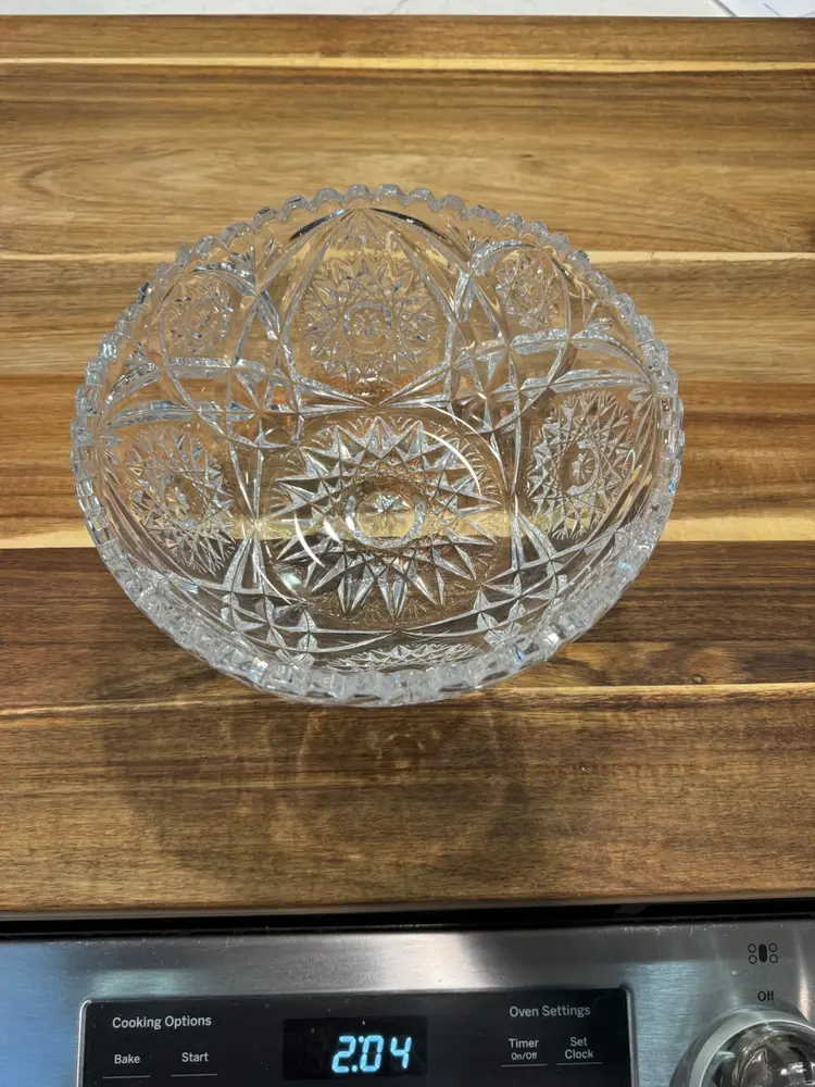 Antique 1876-1917 ABP Cut Crystal Bowl