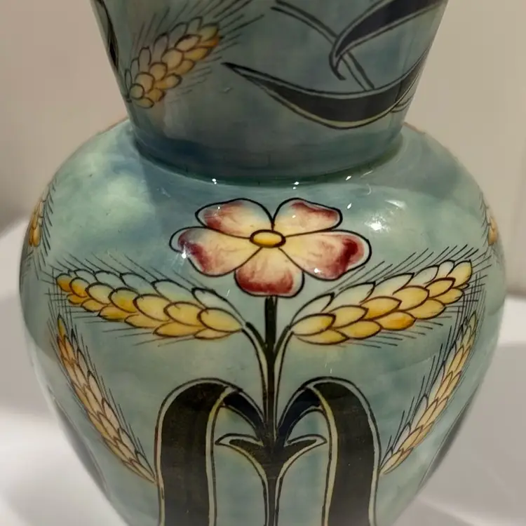 Austrian Ceramic Vase 7”