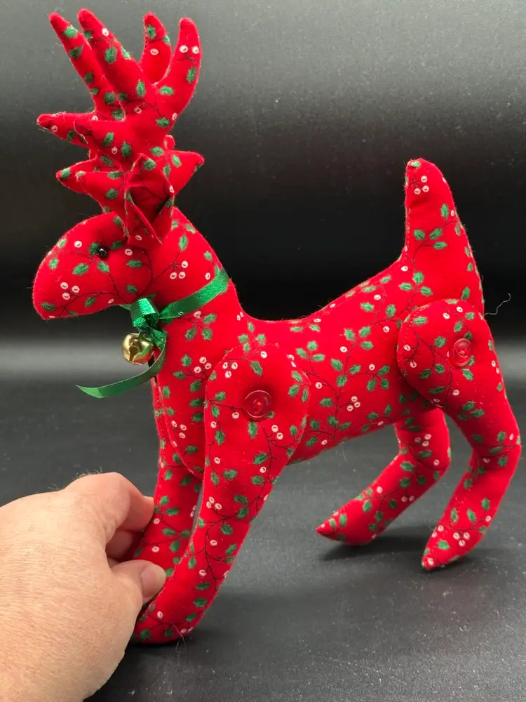Handmade Reindeer Decor Cloth