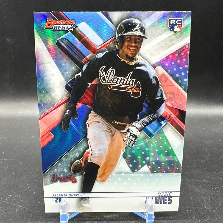 Ozzie Albies ROOKIE REFRACTOR 2018 Bowman's Best Atlanta Braves MLB