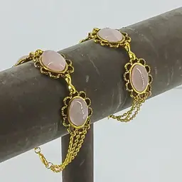 Four Rose Quartz Bracelets