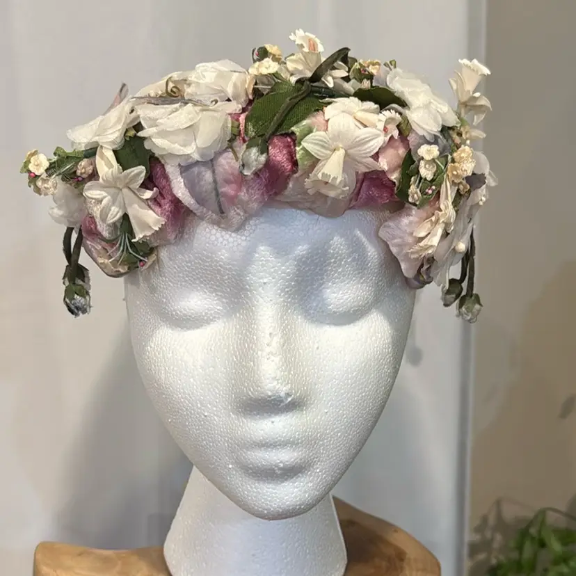 1950S Floral Hat