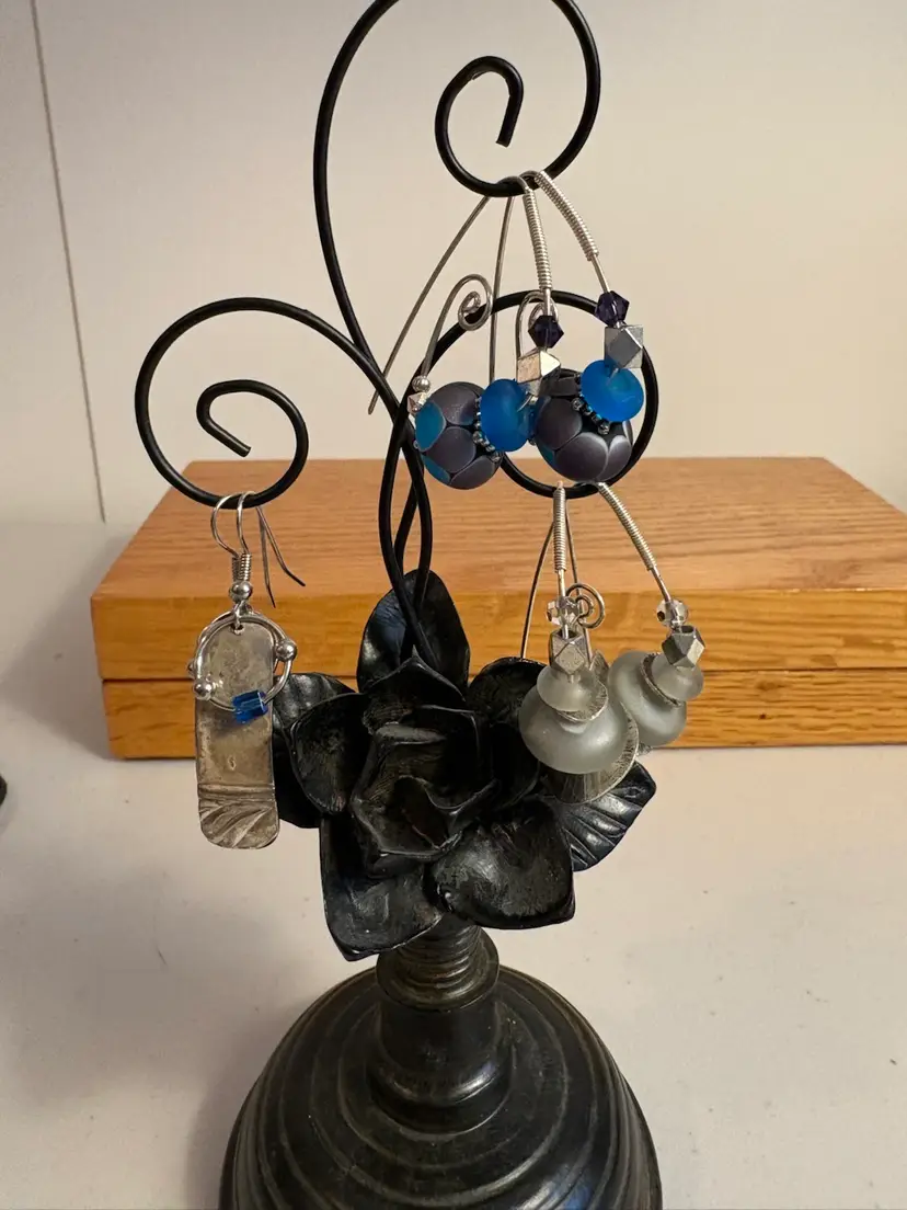 Three Pairs Of Earrings