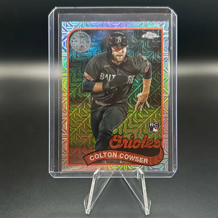 Colton Cowser 2024 Topps Series 1 Baltimore Orioles Mojo RC Baseball Card