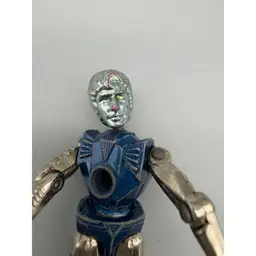 Micronauts 1976 Blue Space Glider Diecast Action Figure Missing Hands