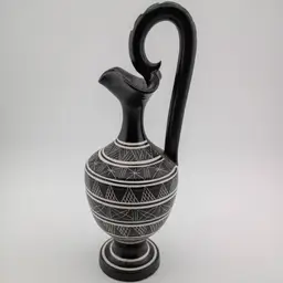 Ceramic ewer made in Greece