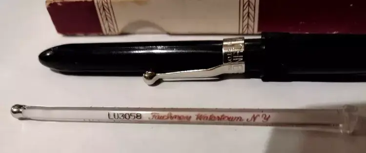 Vintage Apex Fever Thermometer Faichney Glass #317 Oral Thermometer with Box NY