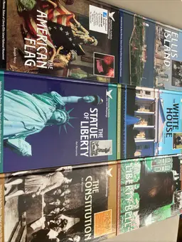 American Symbols And Their Meanings Books Set of 6 History Liberty Flag Bell