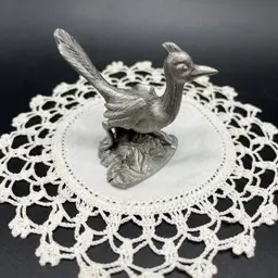 Rawcliffe Pewter Roadrunner Signed P. Davis 3”