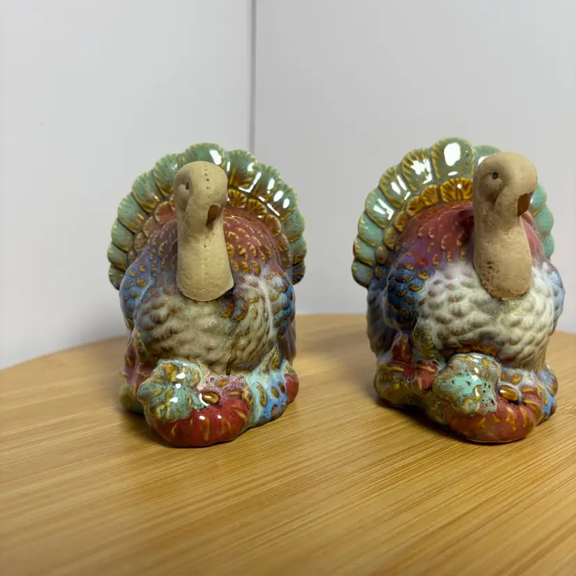Turkey Bird Thanksgiving Xmas Holiday Fall Salt & Pepper Shakers