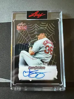 Curt Schilling 2025 Leaf Metal Auto 3/3