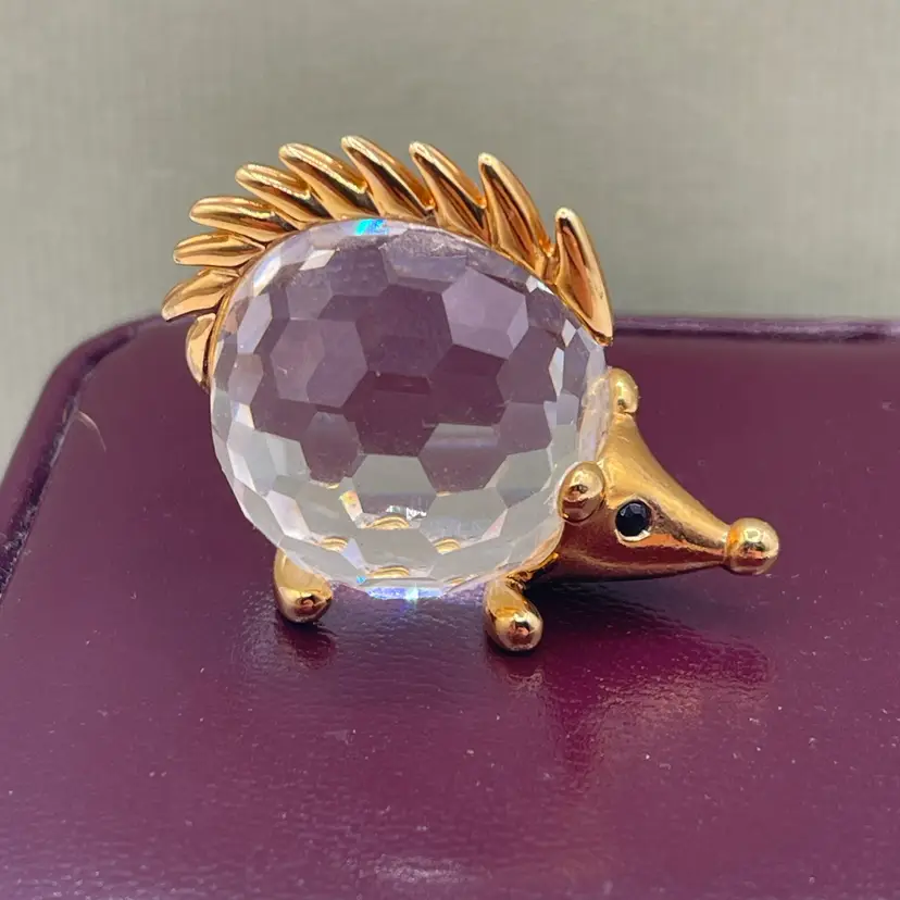 Crystal Hedgehog With Good Accents 1”