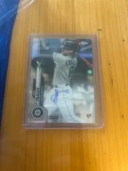 Jake Fraley - Seattle Mariners 
2020 Topps Chrome RC Refractor 
Autograph #453/499