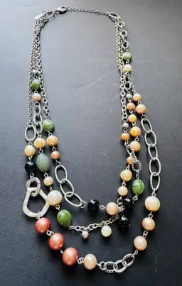 Latasia 3-String Necklace - Vintage