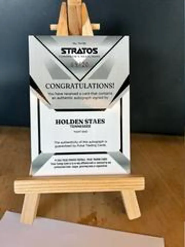 2024 Pulse Stratos Tomorrows Headliners Holden Staes #TH-HS    [Rookie]  [Auto] /20