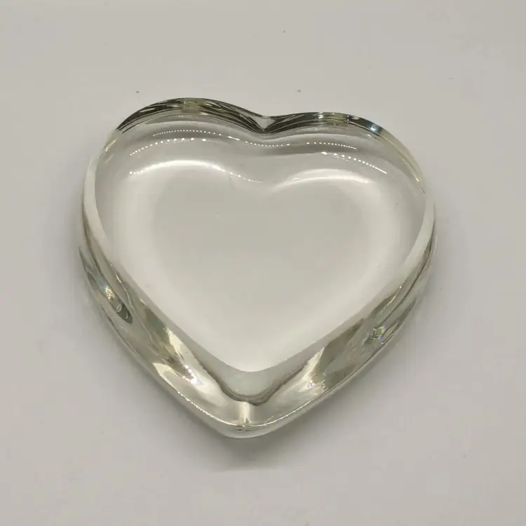 Crystal Heart Paperweight