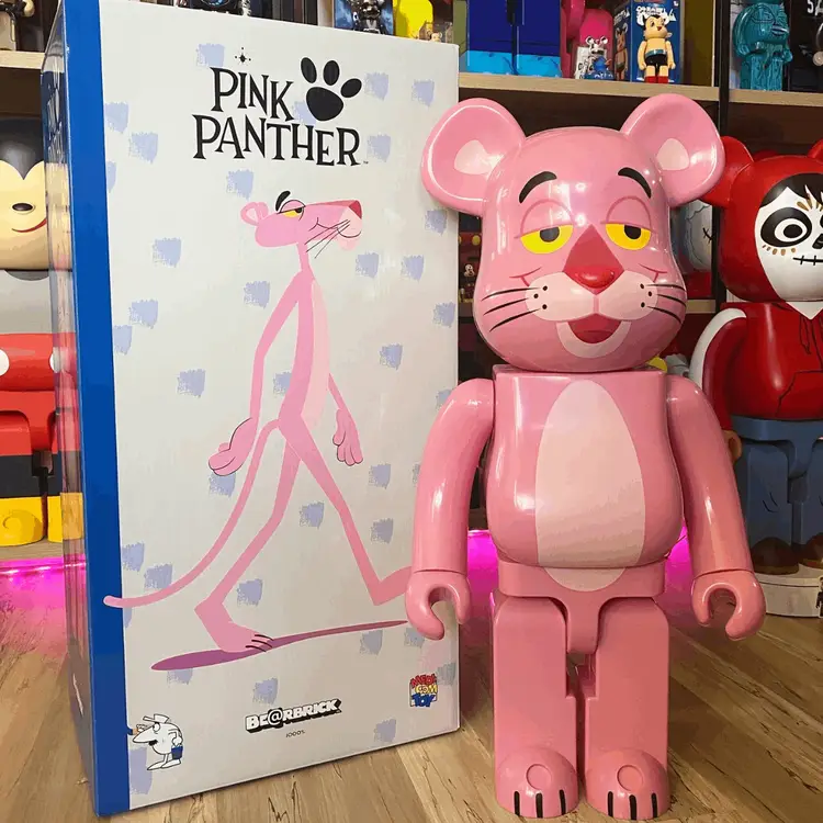 Bearbrick 1000% Pink Panther