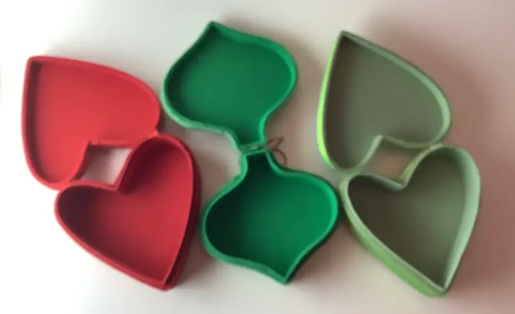 Fabric Beaded Boxes 1999 Very Nice