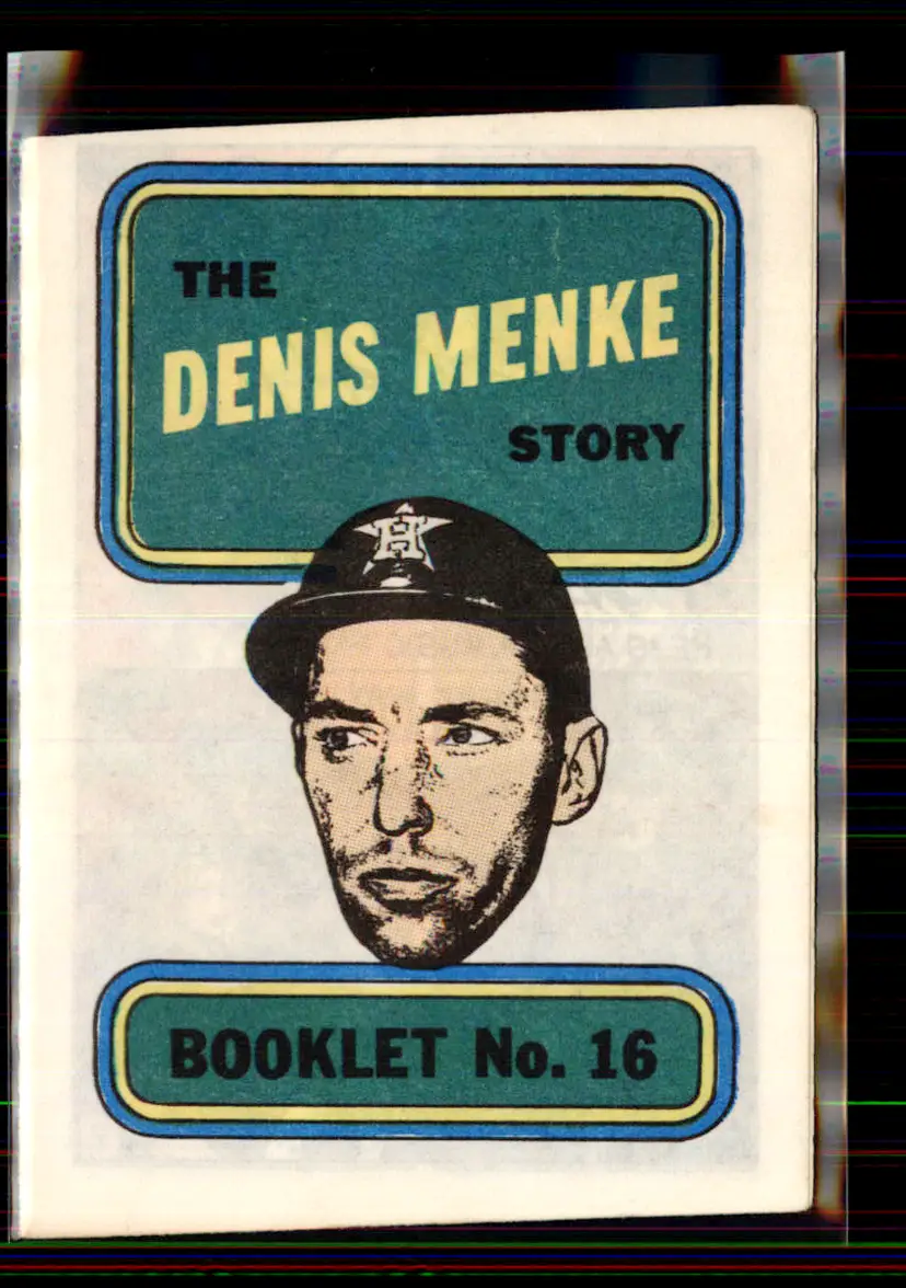 Denis Menke 1970 Topps Booklets #16 - Houston Astros - (pk2-94)