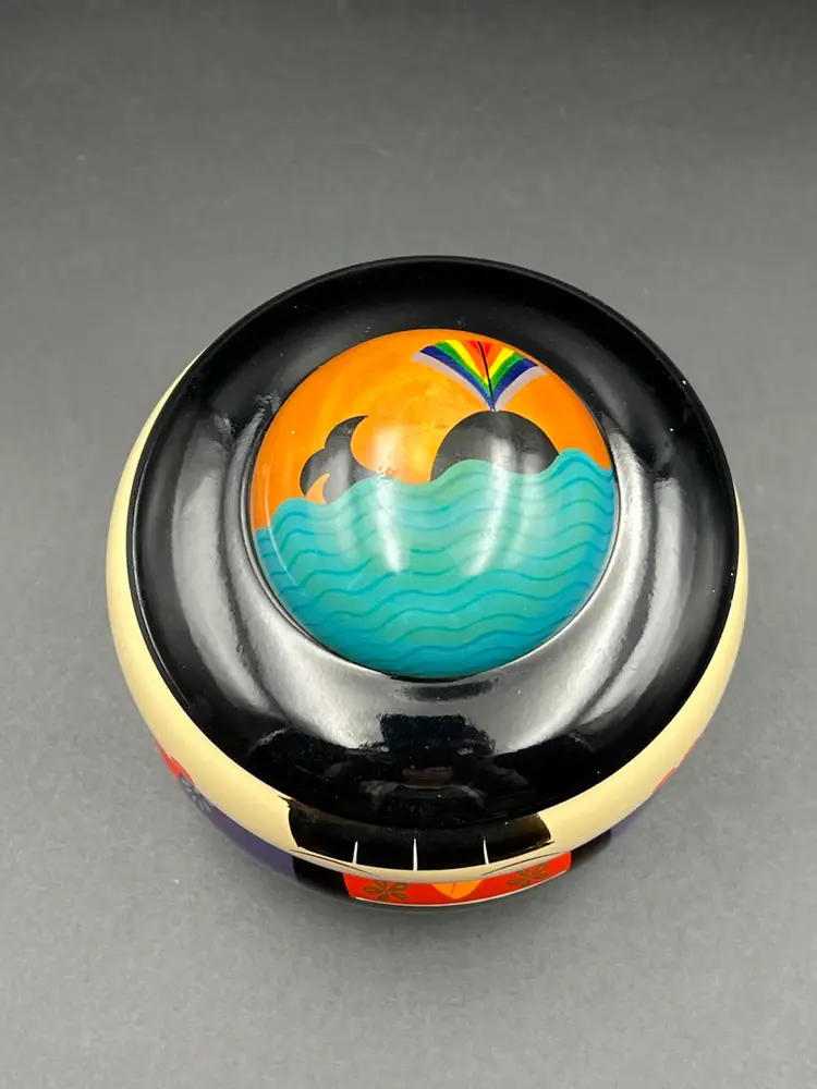 Vtg. Kokeshi Jubako Doll Bento Box- AS IS