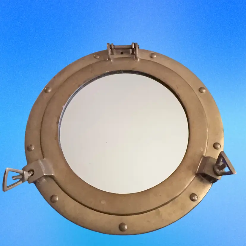 Solid Brass Nautical Ships Portal -Mirror