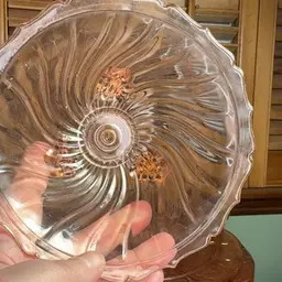 Dish Pink Depression Bowl 6”