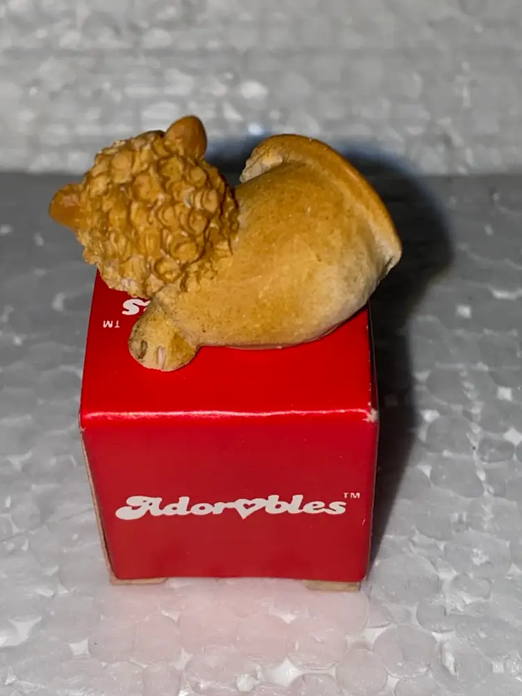 #01 Adorable's animal Figurine made in Scotland, hand painted as pictured