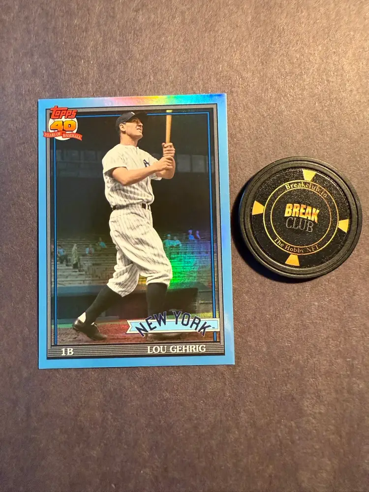 2021 Topps Archives Lou Gehrig /25