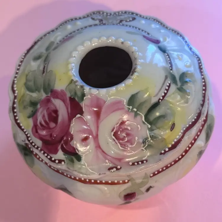 Hand Painted Hair Receiver