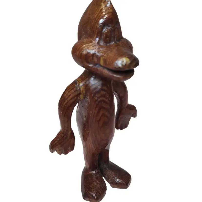 Howard The Duck Hand Carved Wood Figure
